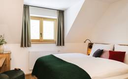 Double room at the Weizerhütte on the Sommeralm in the Almenland Nature Park