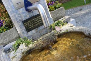 Fountain on the HeilBrunnWeg