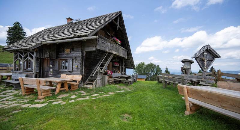 Hofbaueralm in der Gemeinde Breitenau am Hochlantsch im Naturpark Almenland, © Oststeiermark Tourismus, Kurt Elmleitner