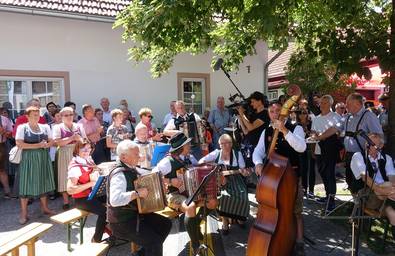 Musicians at the Musikirtag Gasen