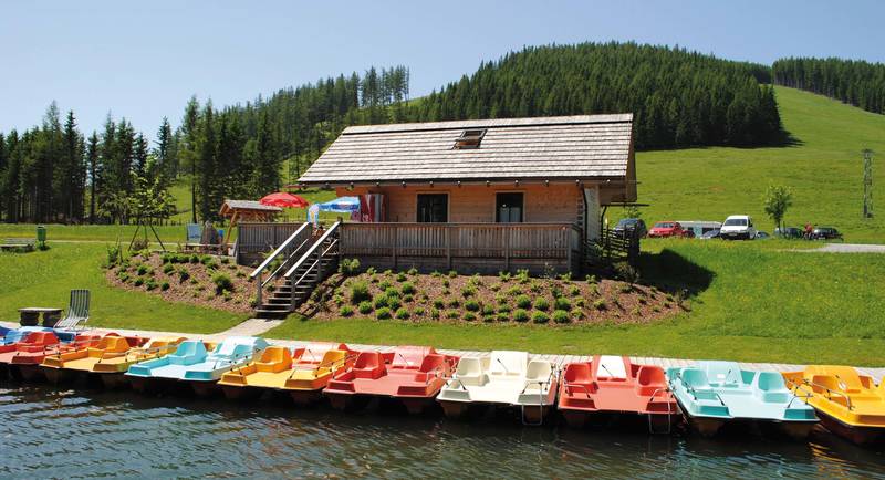 Boat hire on the Teichalmsee