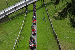 Speed and safe fun on the summer toboggan run in Koglhof