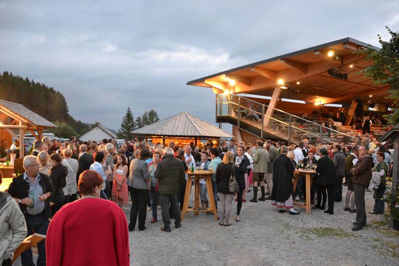 Open-air theater in front of the "Huabn"