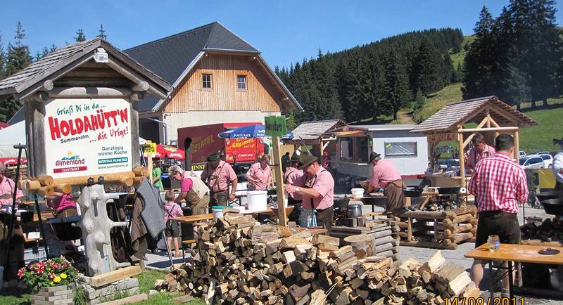 Sterzfest on the Sommeralm at the Holdahütt'n