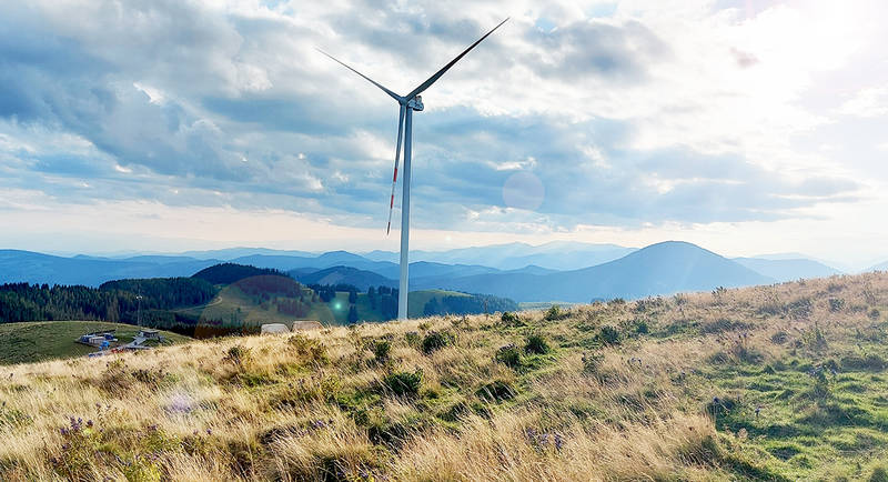 Wind turbine Sommeralm