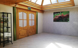 Entrance area bed and breakfast Zanschbach in the Almenland