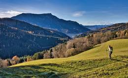 Panoramic views on the Hofbauer Alm circuit in the nature park Almenland