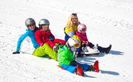 Tobogganing on the magic carpet