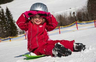 Ski course in the nature park Almenland
