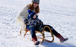 Tobogganing at the Pirstinger lift