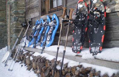 Snowshoe hike on the Teichalm