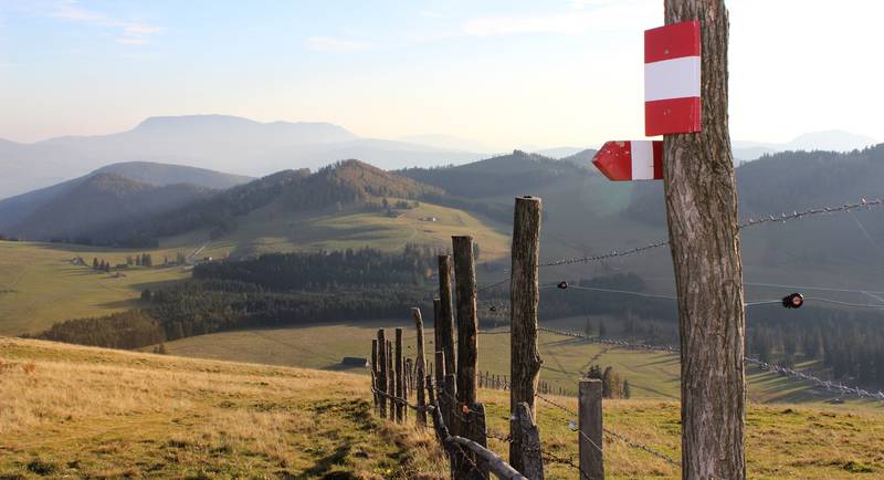 View from Heulantsch towards Schöckl