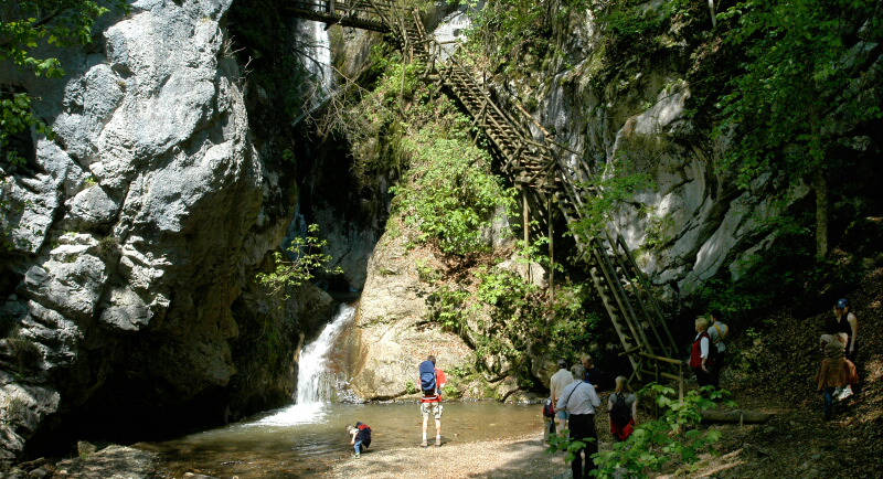 Kesselfall gorge in Semriach