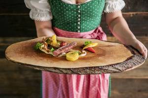 Beef platter at the Naturhotel Bauernhofer