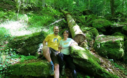 Mindful hiking Bernhard and Michaela