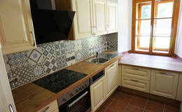 Kitchen in the vacation apartment