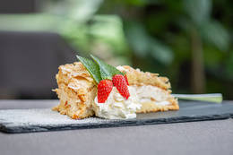 Gasthaus Bachwirt Apple strudel