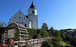 Town center of St. Kathrein am Offenegg