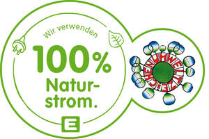 100 percent natural power badge