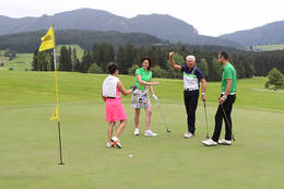Golfing on the most beautiful course in the world