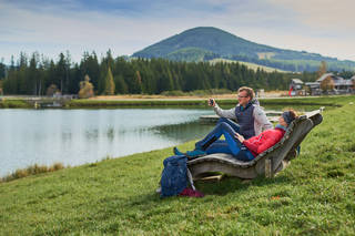 Rest break at the Teichalmsee