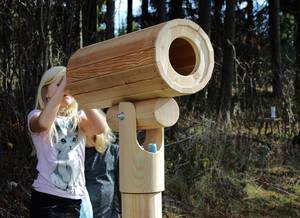 Telescope on the Vogelbeer Panorama Trail