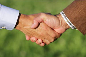 Economy Handshake Almenland