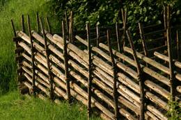 Building ribbon fences is an old tradition