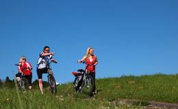 Cycle tour in the nature park