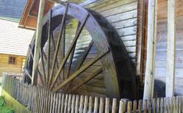 Mill wheel at the Schreinhofer mill