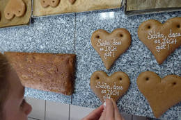 Gingerbread hearts