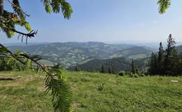 View from the Sommeralm in the Almenland Nature Park