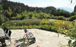 Sun terrace in the vacation home