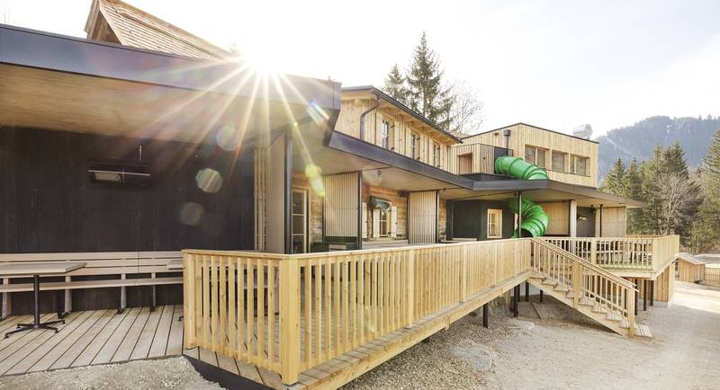 Restaurant "Baumhaus" in the Hochreiter forest park