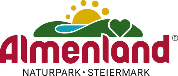 The logo of the nature park Almenland