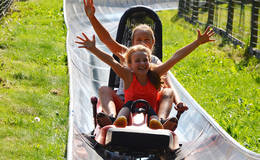 Great fun on the summer toboggan run in Koglhof