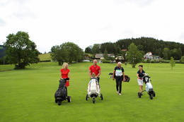 Golfing in the nature park Almenland