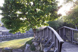 Bridge in the St. Ruprecht river baths