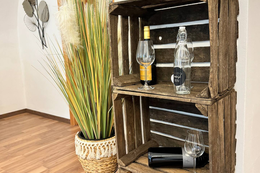 Beautiful decoration in the apartment