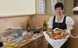 Fresh pastries at Gasthof Hofbauer