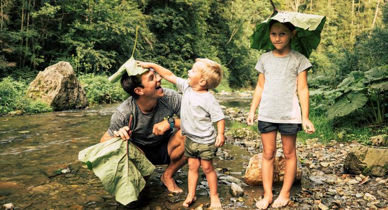 Family in the Raabklamm
