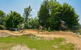 Pump track facility in Passail.