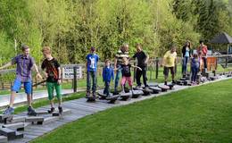 Movement elements in the motor skills park