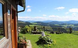 Magnificent panorama at the Sommeralmhütte