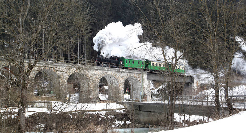 Feistritztalbahn in winter