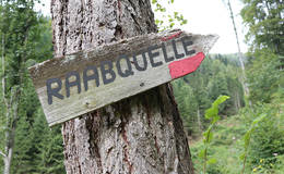 Raabquelle signpost Photo WEGES