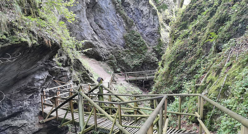 Kesselfall gorge in Semriach