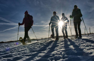 Snowshoeing on the Tyrnauer Alm