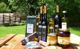 Products from the farm store of the Kreiner apiary