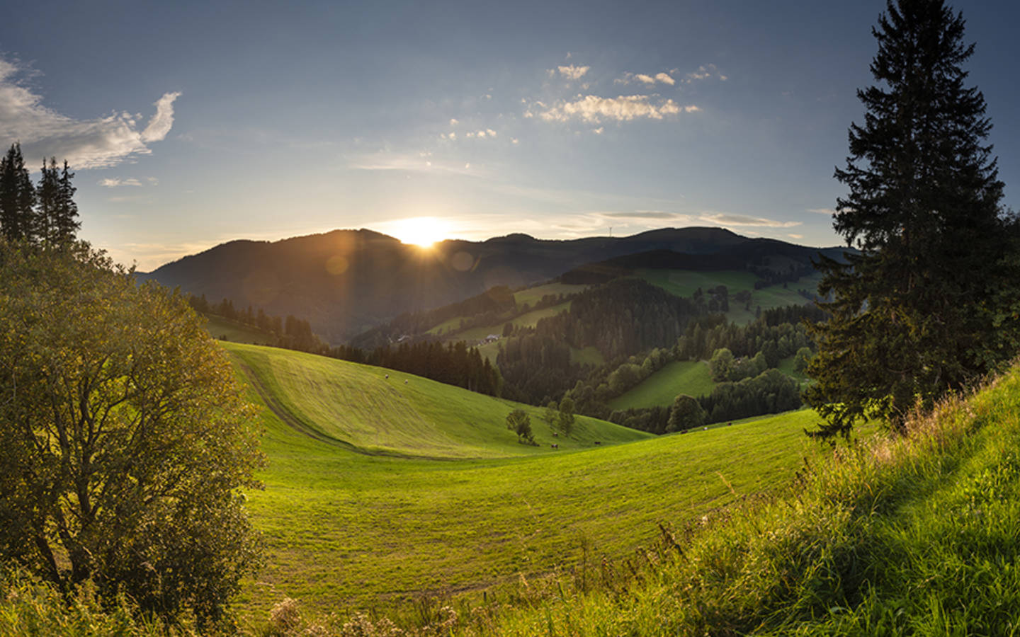 A magnificent view of the Sommeralm